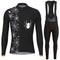 Men's Halloween Thermal Fleece Cycling Jersey Set - Men's
