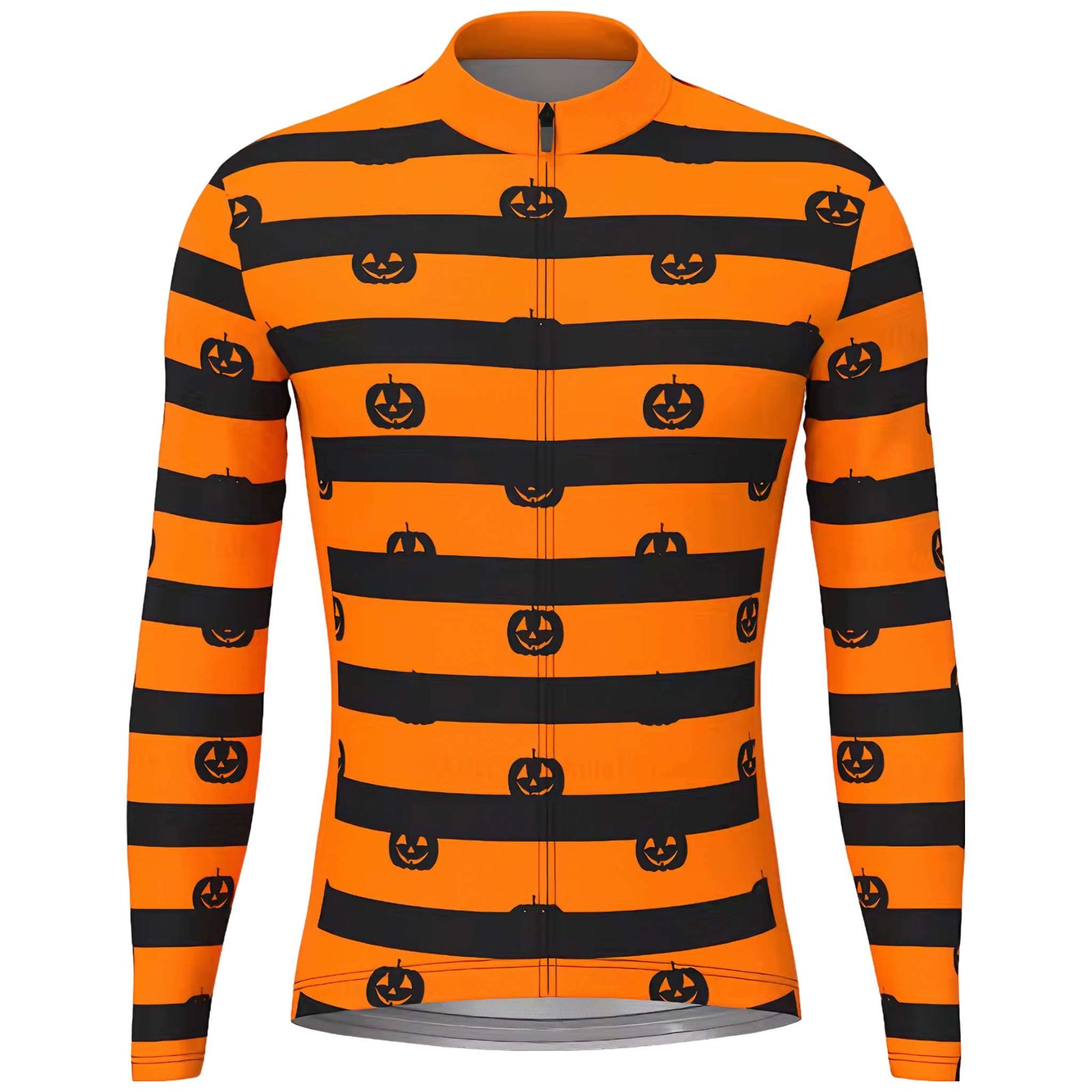 Men's Halloween Thermal Fleece Cycling Jersey Set - Men's