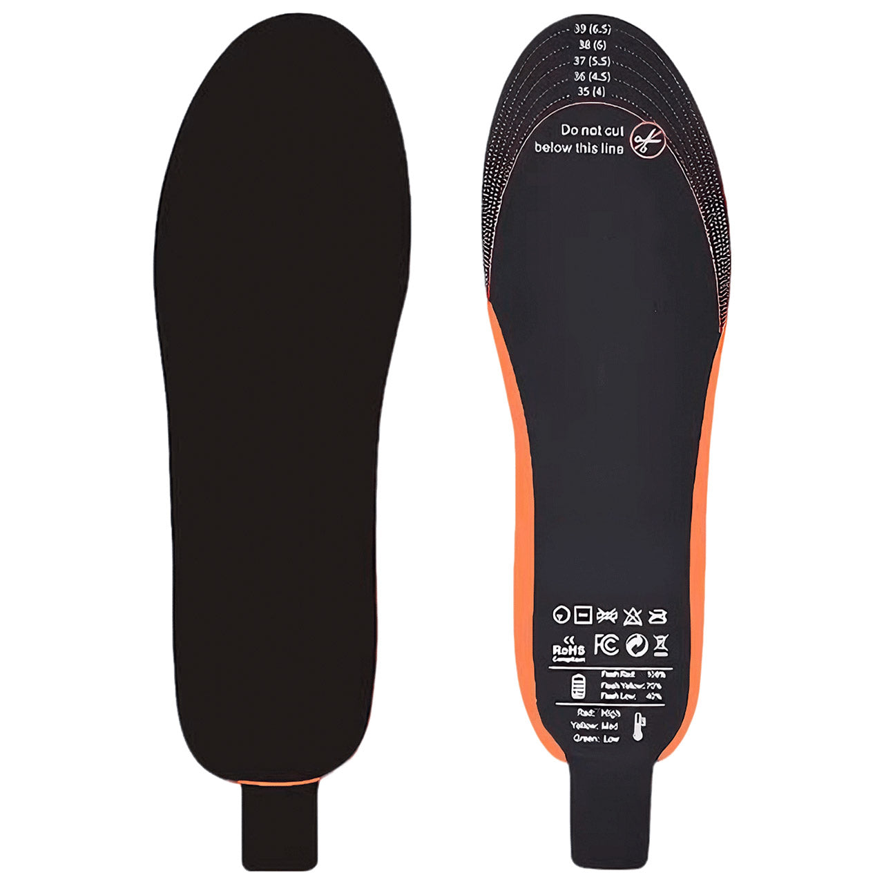 ThermoRide Pro BT Heated Cycling Insoles