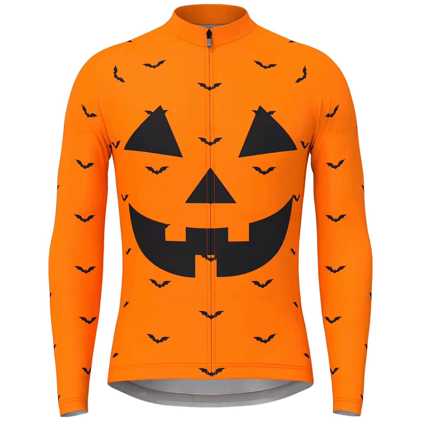 Men's Halloween Thermal Fleece Cycling Jersey Set - Men's