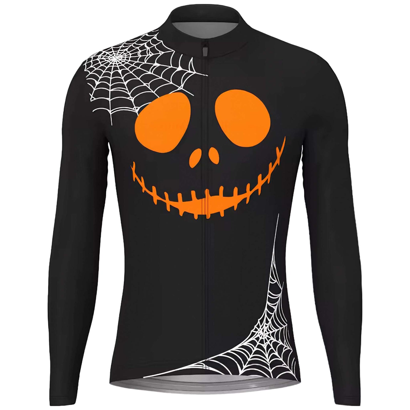 Men's Halloween Thermal Fleece Cycling Jersey Set - Men's