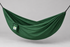 Forest Green Hammock Bliss Single hammock deployed in a supported studio view with its attached stuff sack