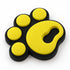 One yellow stomp pad showing the raised pawprint face and black sidewall