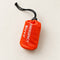 One orange packed bivy cover in a drawstring pouch without a whistle