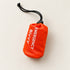 One orange packed bivy cover in a drawstring pouch without a whistle