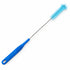 Large reservoir brush with a blue molded handle, twisted-wire shaft and cyan bristles