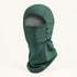 BlackStrap Merino Hood in Alpine Obsidian with its green tonal pattern.
