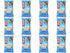Twelve CLIF Blueberry Crisp bars, arranged in four columns and three rows.