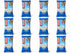 Twelve CLIF Chocolate Chip bars, arranged in four columns and three rows.
