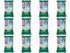 Twelve CLIF Oatmeal Raisin Walnut bars, arranged in four columns and three rows.
