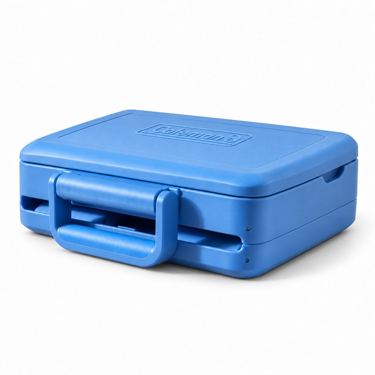 Coleman Snap ’N Go cooler folded flat with its side carry handle