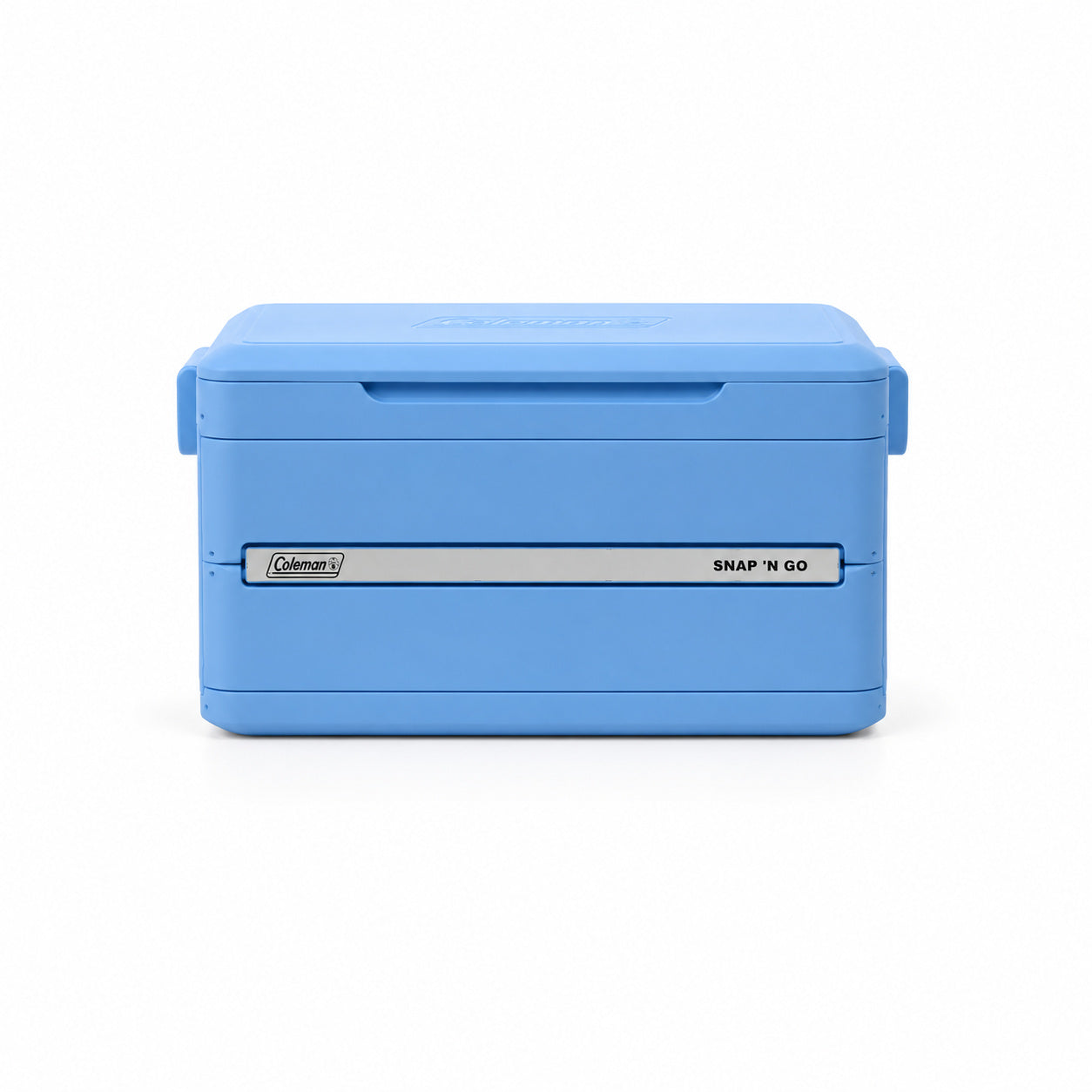 Expanded Blue Sky Coleman Snap ’N Go 35-quart cooler with lid closed