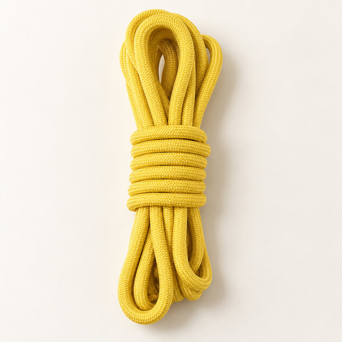 Yellow Cypher 8 mm cordelette bundled with its own cord.