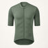 YKYWBIKE olive-green short-sleeve cycling jersey, front view
