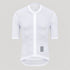 YKYWBIKE white short-sleeve cycling jersey, front view