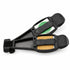 Open Planet Bike Lunar Levers showing their patch and sandpaper storage
