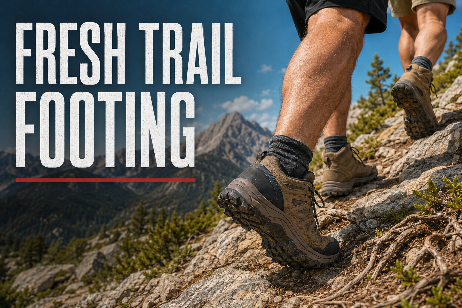 Fresh Trail Footing, hiking footwear promotion