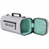 Open zipper and teal insulated liner on the Pelican Dayventure Sling Cooler