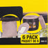 Gel-free carton detail showing six-pack and model 2683-13 markings