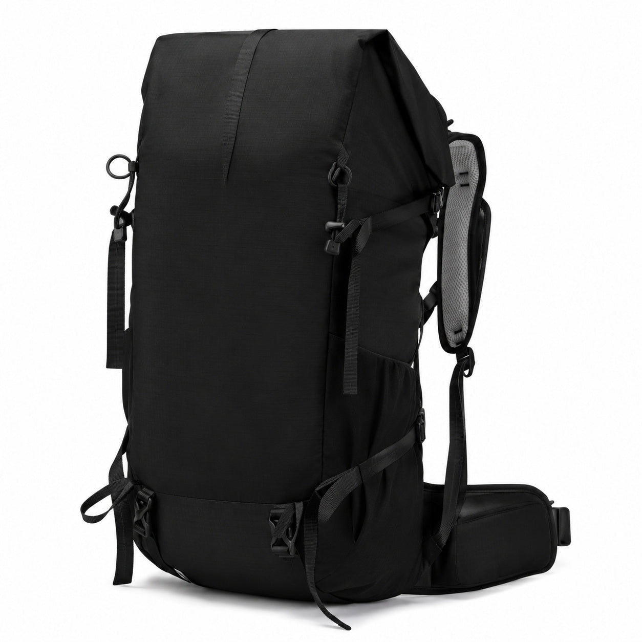 Royal Mountain 1316 backpack in Black, front three-quarter view