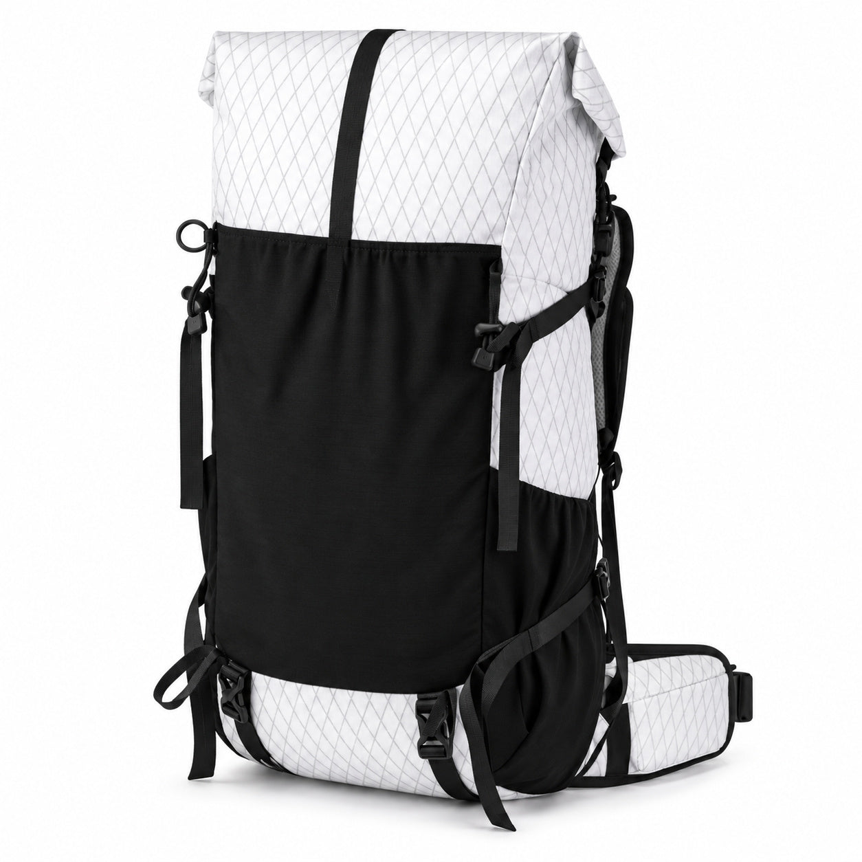 Royal Mountain 1316 backpack in White, front three-quarter view