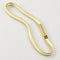 One Singing Rock 11 mm sewn loop sling with white webbing and yellow edges.
