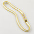 One Singing Rock 11 mm sewn loop sling with white webbing and yellow edges.