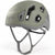 Olivine Gray Singing Rock Penta 2 helmet with grey straps and angular vents.