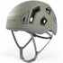 Olivine Gray Singing Rock Penta 2 helmet with grey straps and angular vents.