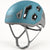 Spruce Blue Singing Rock Penta 2 helmet with grey straps, recessed clips and angular vents.
