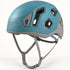 Spruce Blue Singing Rock Penta 2 helmet with grey straps, recessed clips and angular vents.