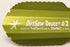 Lime DirtSaw Deuce #2 blade tip showing recessed notches and serrated edges