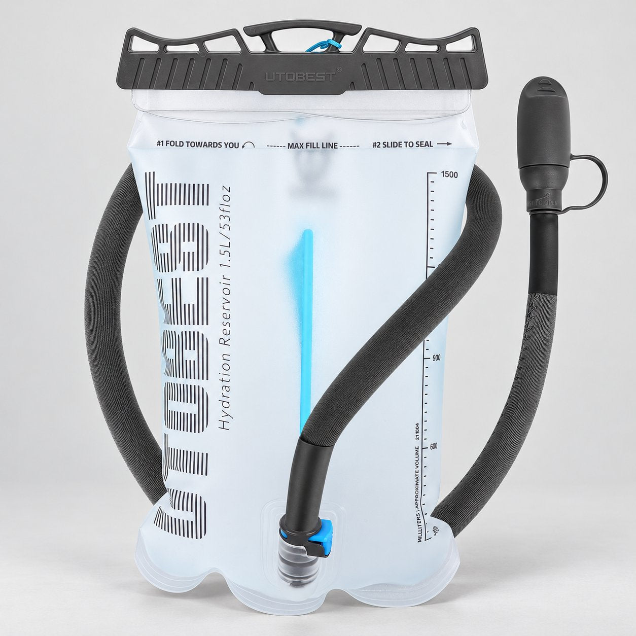 UTOBEST UTR211 1.5L White hydration reservoir with drinking tube