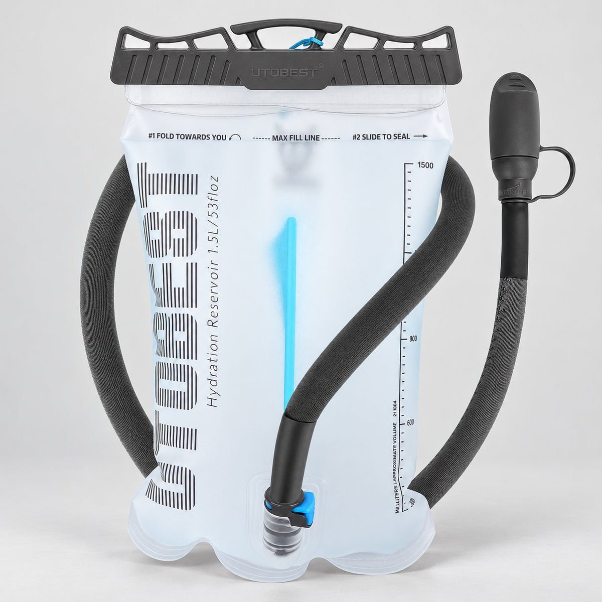 UTOBEST UTR211 1.5L White hydration reservoir with drinking tube