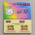 2 pairs of gold 12-speed quick links, shown as 4 separate mating half plates