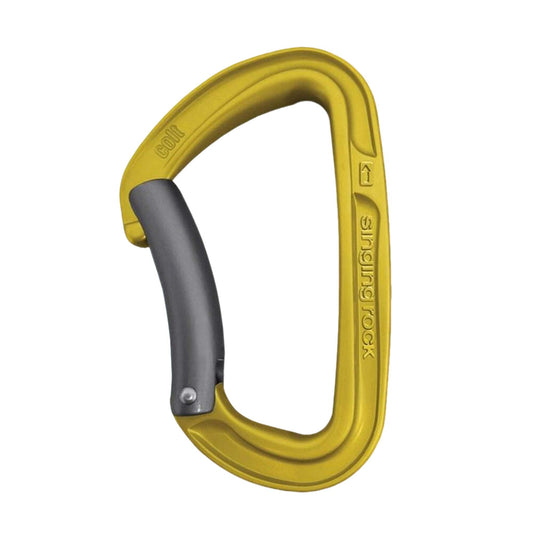 Singing Rock Colt Bent Carabiner - Lightweight, Strong Climbing Carabiner for Sport and Trad